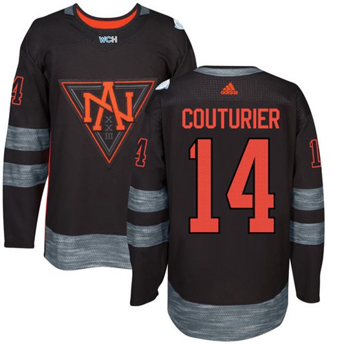 Team North America #14 Sean Couturier Black 2016 World Cup Stitched Youth NHL Jersey - Click Image to Close